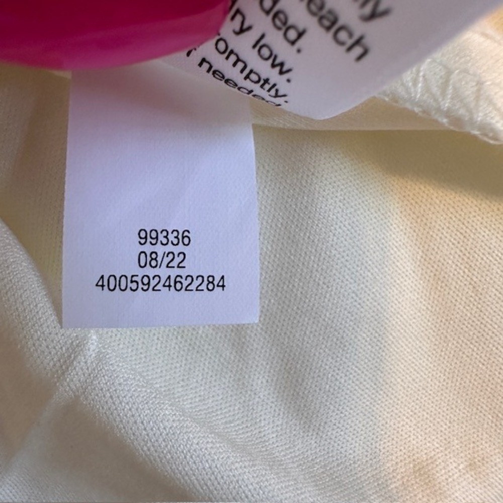 LC Lauren Conrad Women's Ivory White Short Sleeve Blouse 2X - Picture 7 of 8